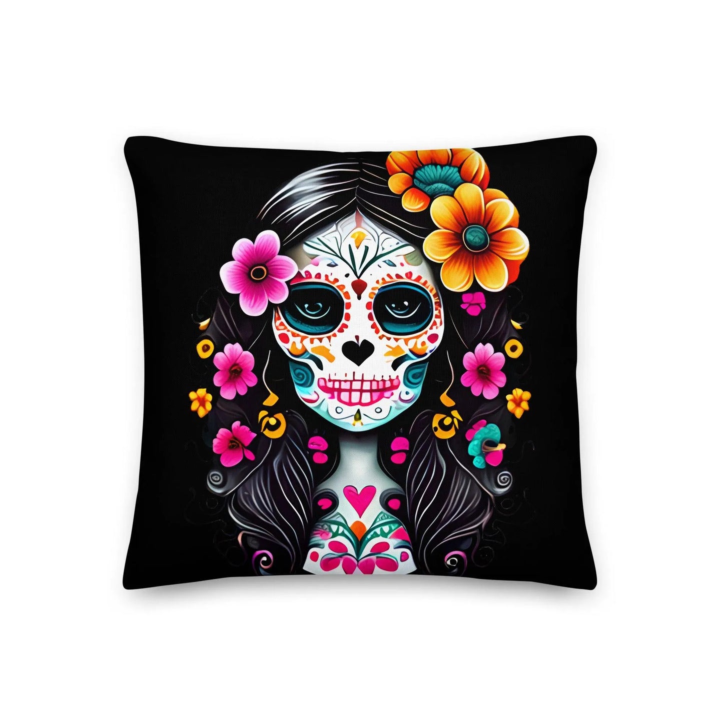 Mexican La Catrina Pillow - The Global Wanderer