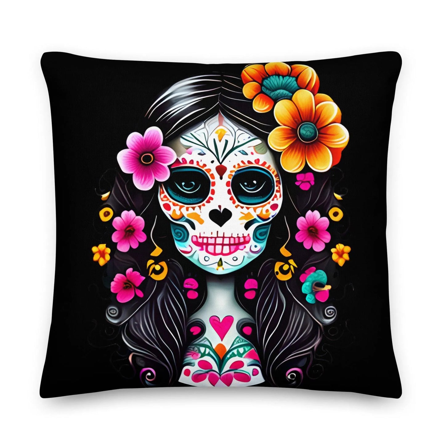 Mexican La Catrina Pillow - The Global Wanderer