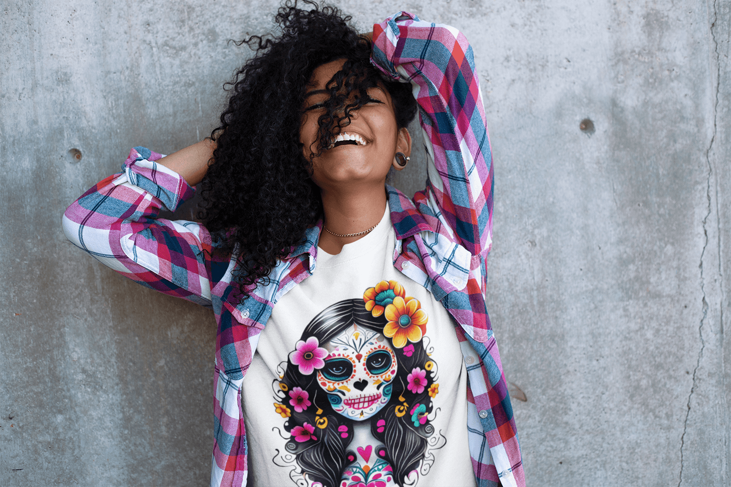 Mexican La Catrina Sweatshirt - The Global Wanderer