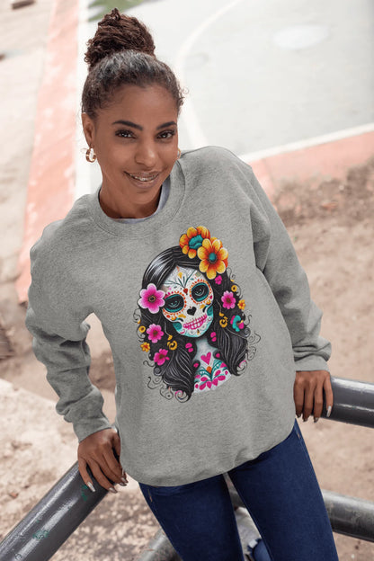 Mexican La Catrina Sweatshirt - The Global Wanderer