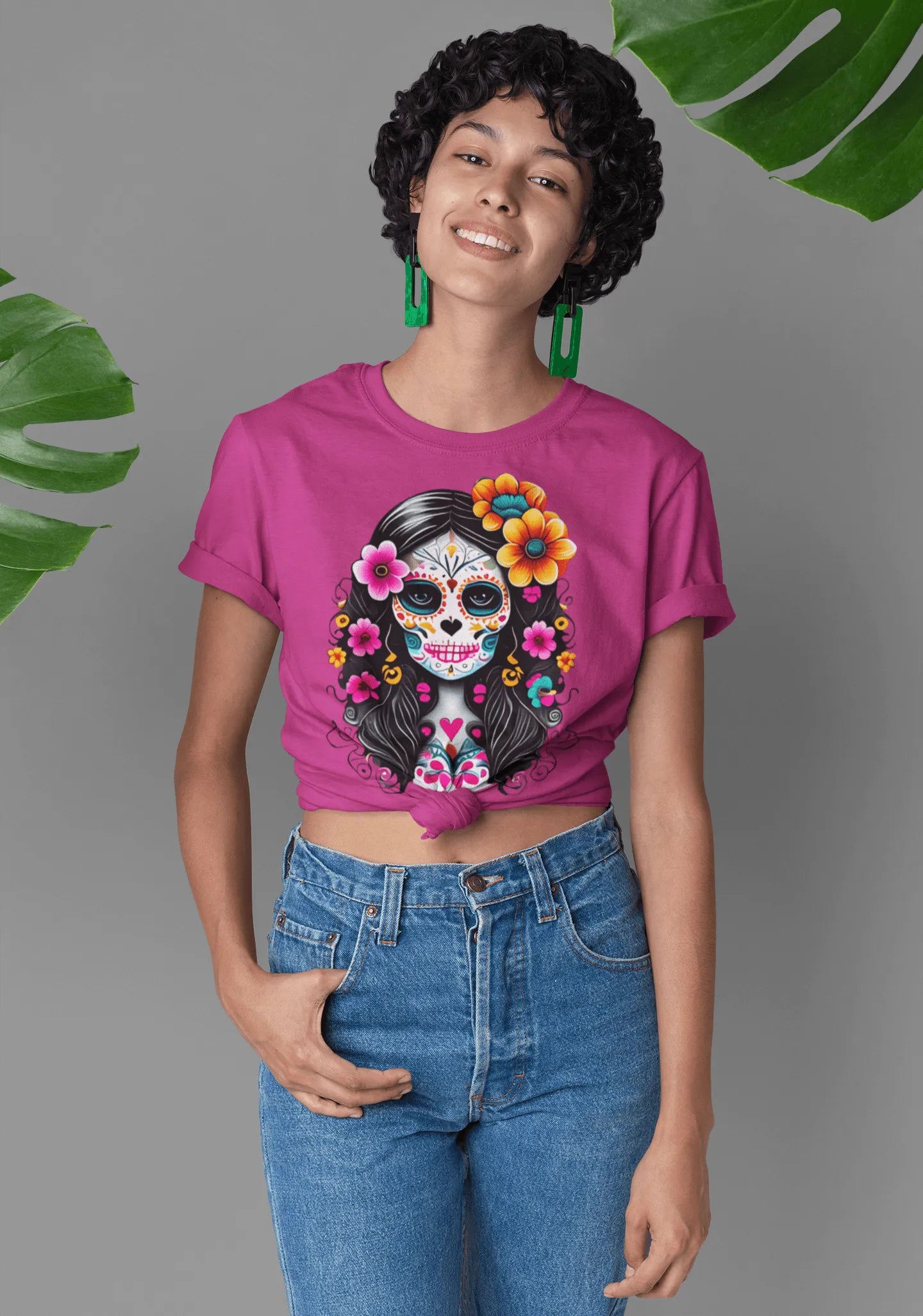 Mexican La Catrina T-shirt - The Global Wanderer