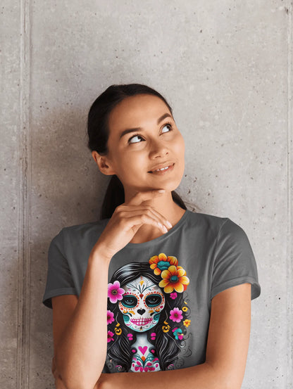 Mexican La Catrina T-shirt - The Global Wanderer