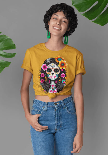 Mexican La Catrina T-shirt - The Global Wanderer