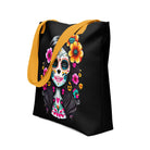 Mexican La Catrina Tote Bag - The Global Wanderer