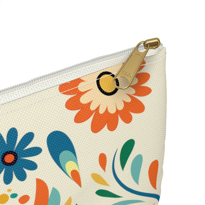 Mexican Otomi Bird Print Pouch - The Global Wanderer