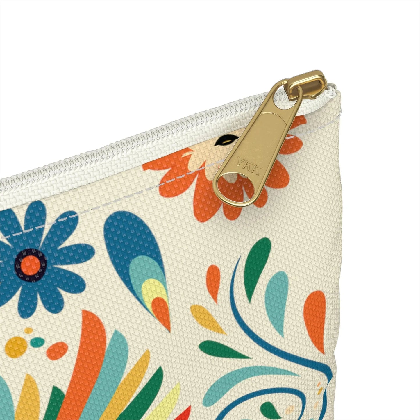 Mexican Otomi Bird Print Pouch - The Global Wanderer