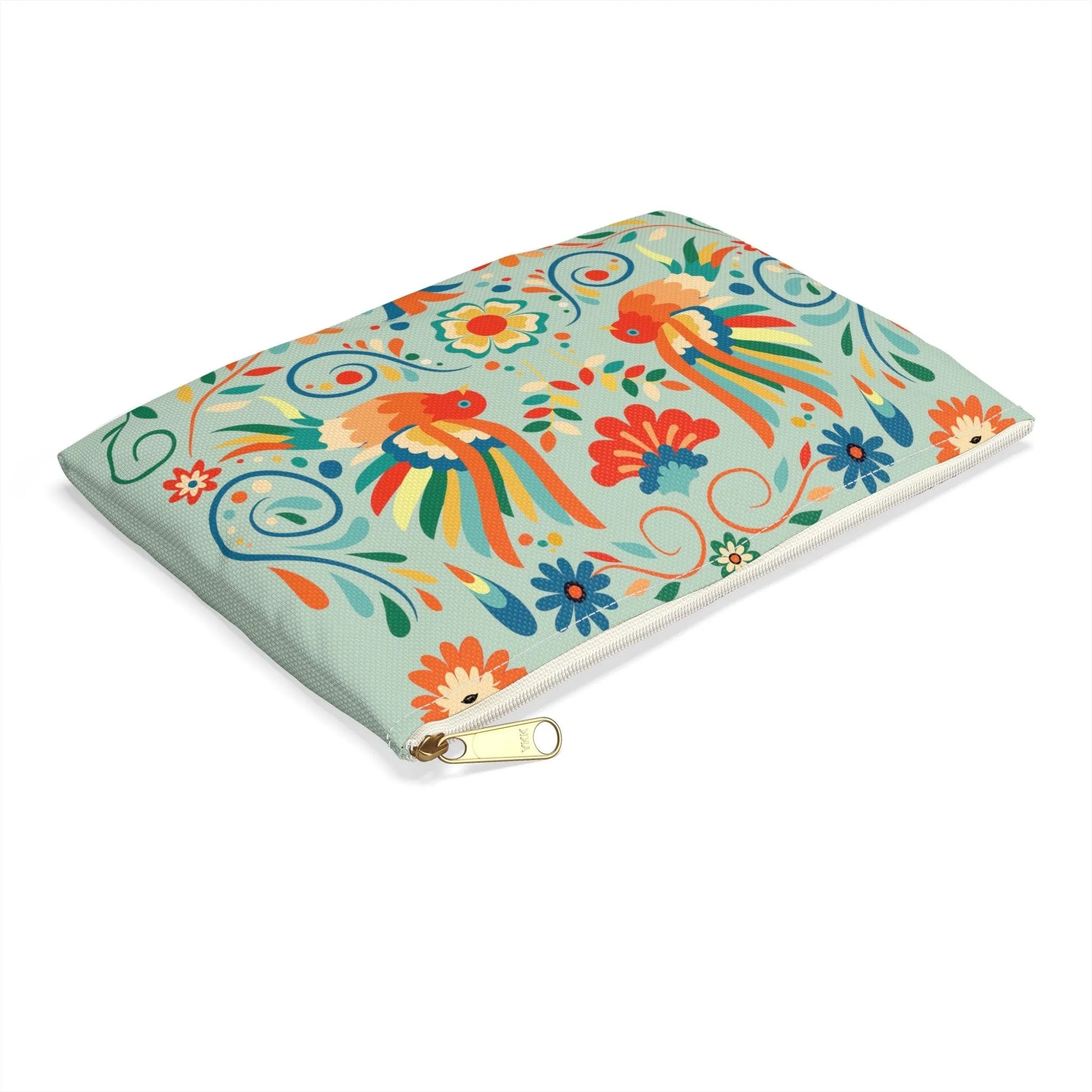 Mexican Otomi Bird Print Pouch - The Global Wanderer