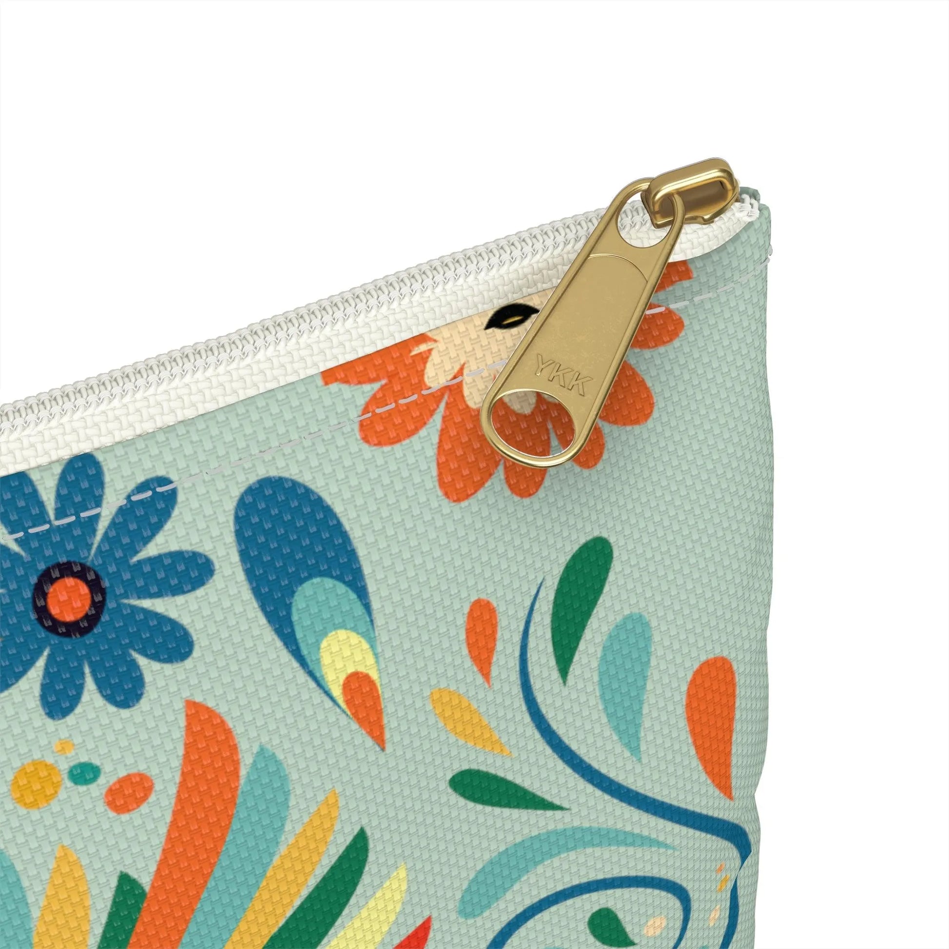 Mexican Otomi Bird Print Pouch - The Global Wanderer