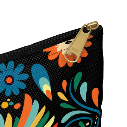 Mexican Otomi Bird Print Pouch - The Global Wanderer