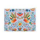 Mexican Otomi Bird Print Pouch - The Global Wanderer