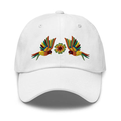 Mexican Otomi Embroidered Dad Hat - The Global Wanderer