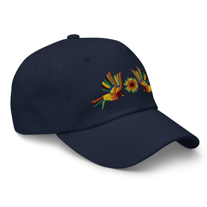 Mexican Otomi Embroidered Dad Hat - The Global Wanderer