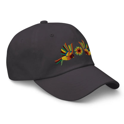 Mexican Otomi Embroidered Dad Hat - The Global Wanderer