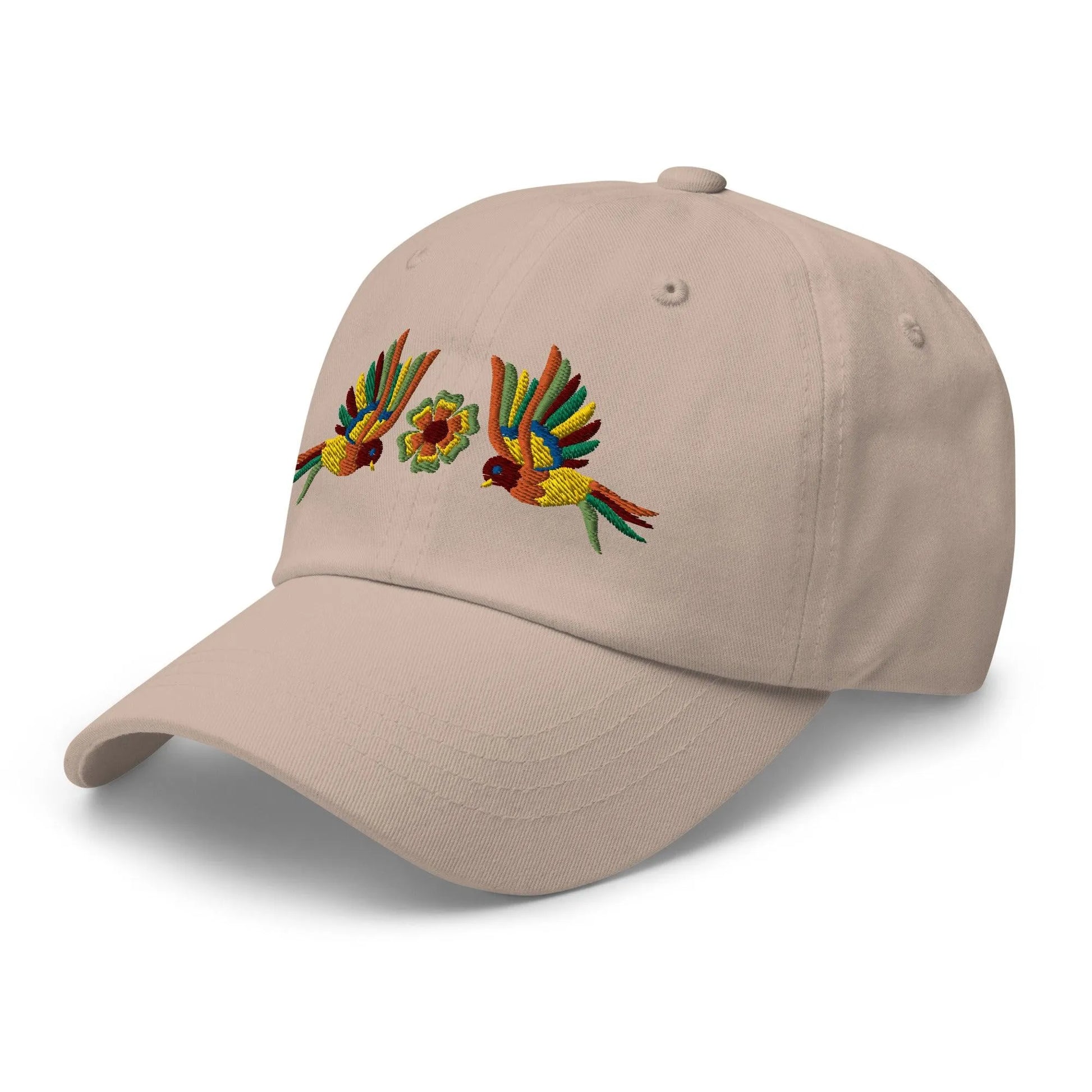 Mexican Otomi Embroidered Dad Hat - The Global Wanderer