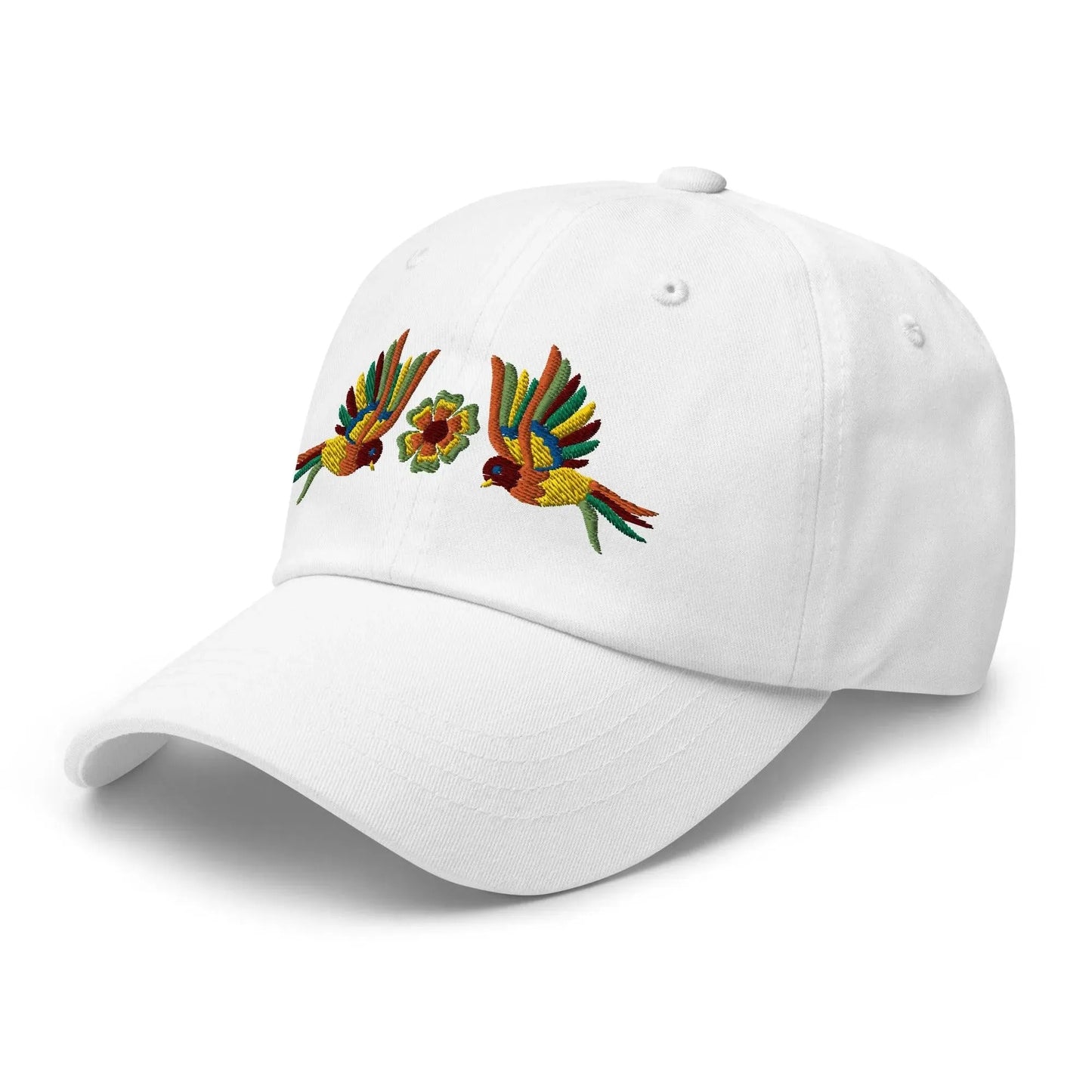 Mexican Otomi Embroidered Dad Hat - The Global Wanderer