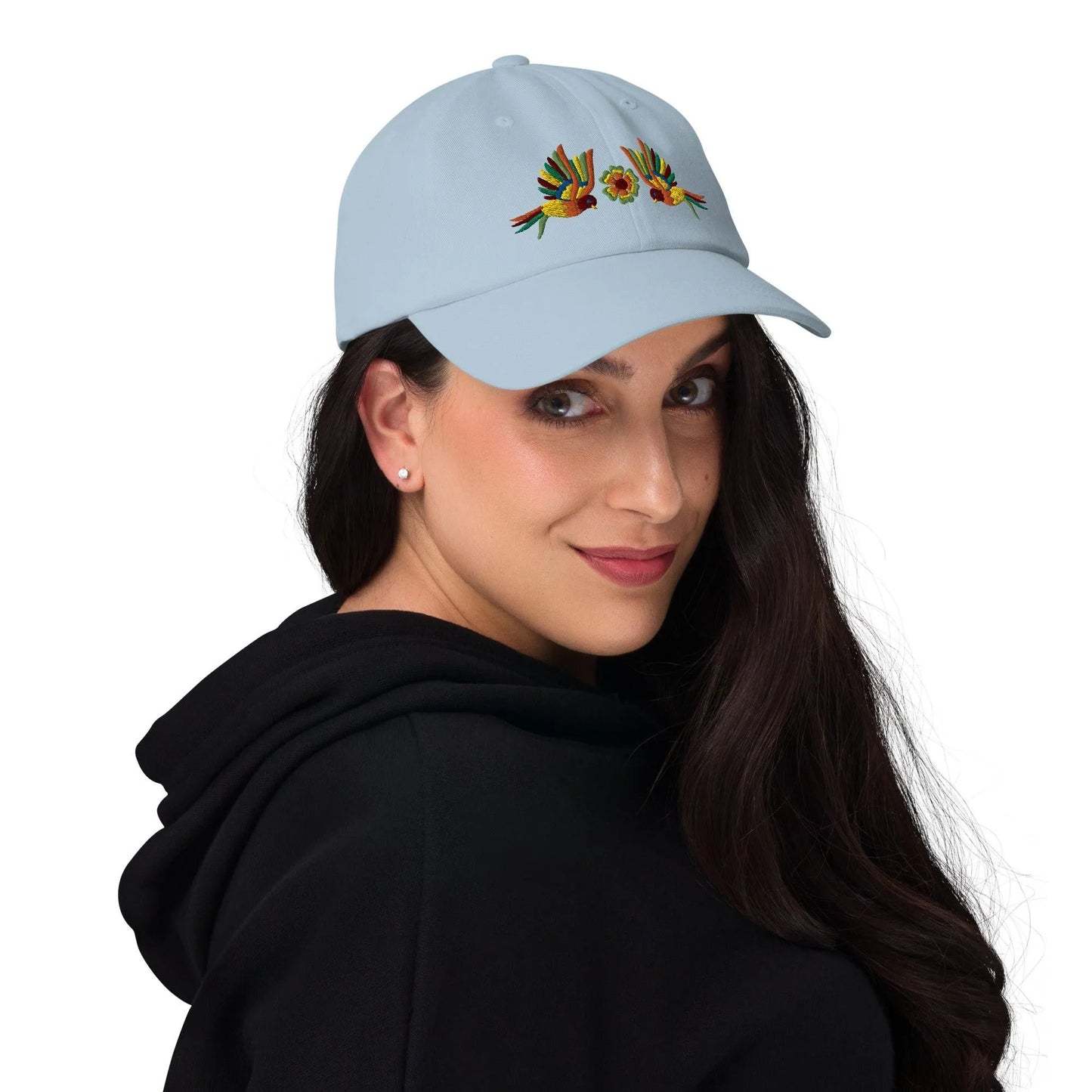 Mexican Otomi Embroidered Dad Hat - The Global Wanderer