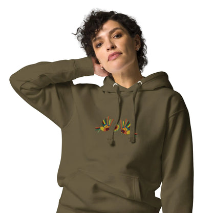 Mexican Otomi Embroidered Hoodie - The Global Wanderer