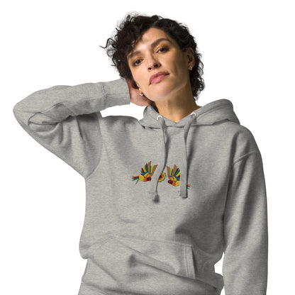 Mexican Otomi Embroidered Hoodie - The Global Wanderer