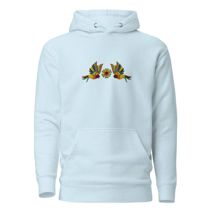 Mexican Otomi Embroidered Hoodie - The Global Wanderer