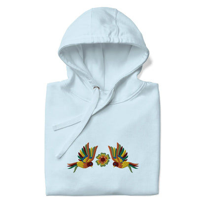 Mexican Otomi Embroidered Hoodie - The Global Wanderer