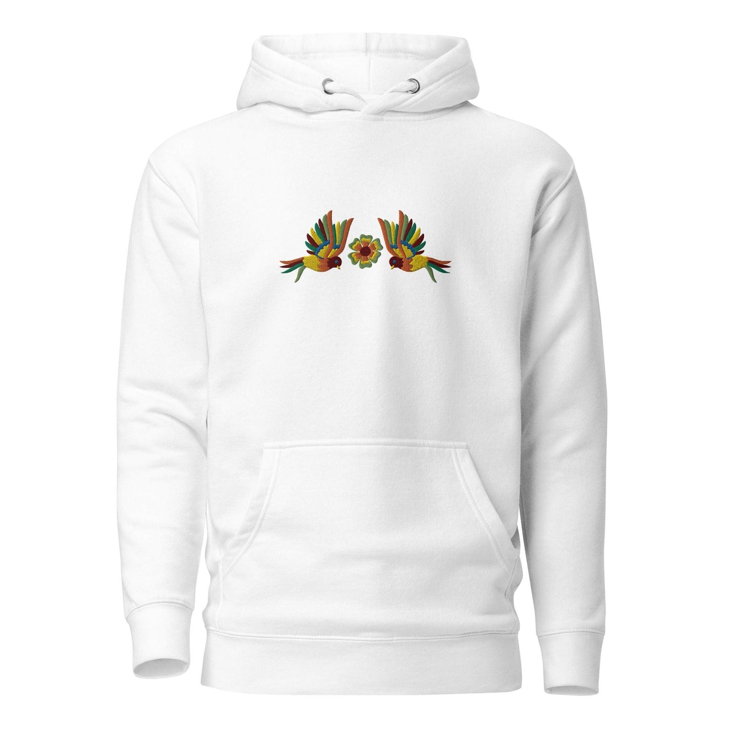 Mexican Otomi Embroidered Hoodie - The Global Wanderer