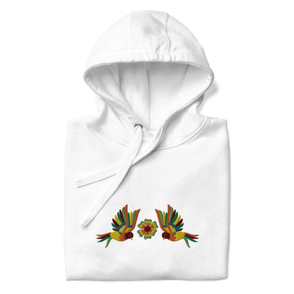 Mexican Otomi Embroidered Hoodie - The Global Wanderer