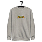 Mexican Otomi Embroidered Sweatshirt - The Global Wanderer