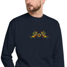 Mexican Otomi Embroidered Sweatshirt - The Global Wanderer