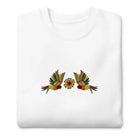 Mexican Otomi Embroidered Sweatshirt - The Global Wanderer