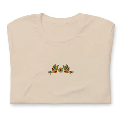 Mexican Otomi Embroidered T-Shirt - The Global Wanderer