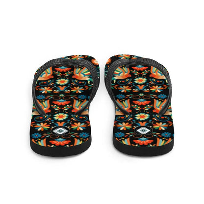 Mexican Otomi Flip Flops - The Global Wanderer