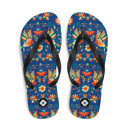 Mexican Otomi Flip Flops - The Global Wanderer