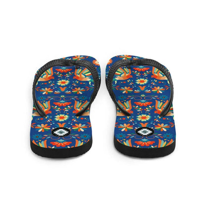 Mexican Otomi Flip Flops - The Global Wanderer