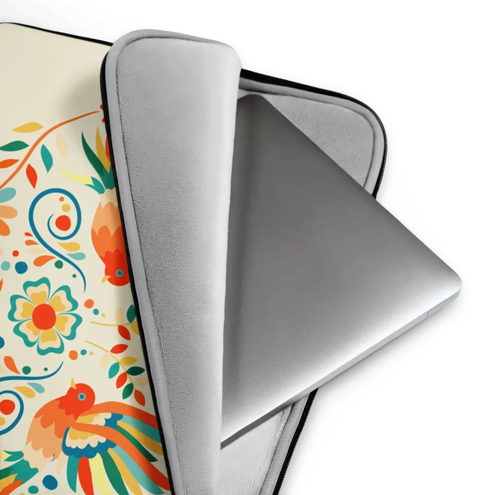 Mexican Otomi Laptop Case - The Global Wanderer