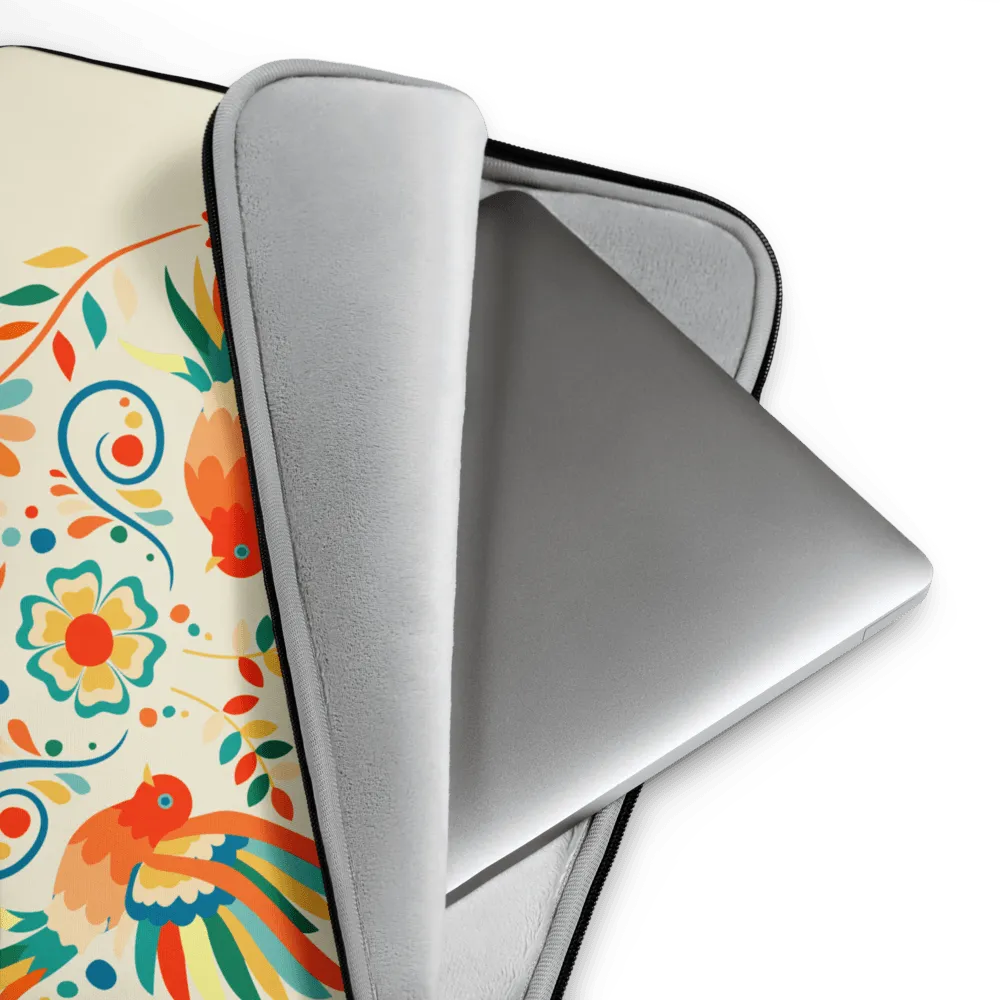 Mexican Otomi Laptop Case - The Global Wanderer