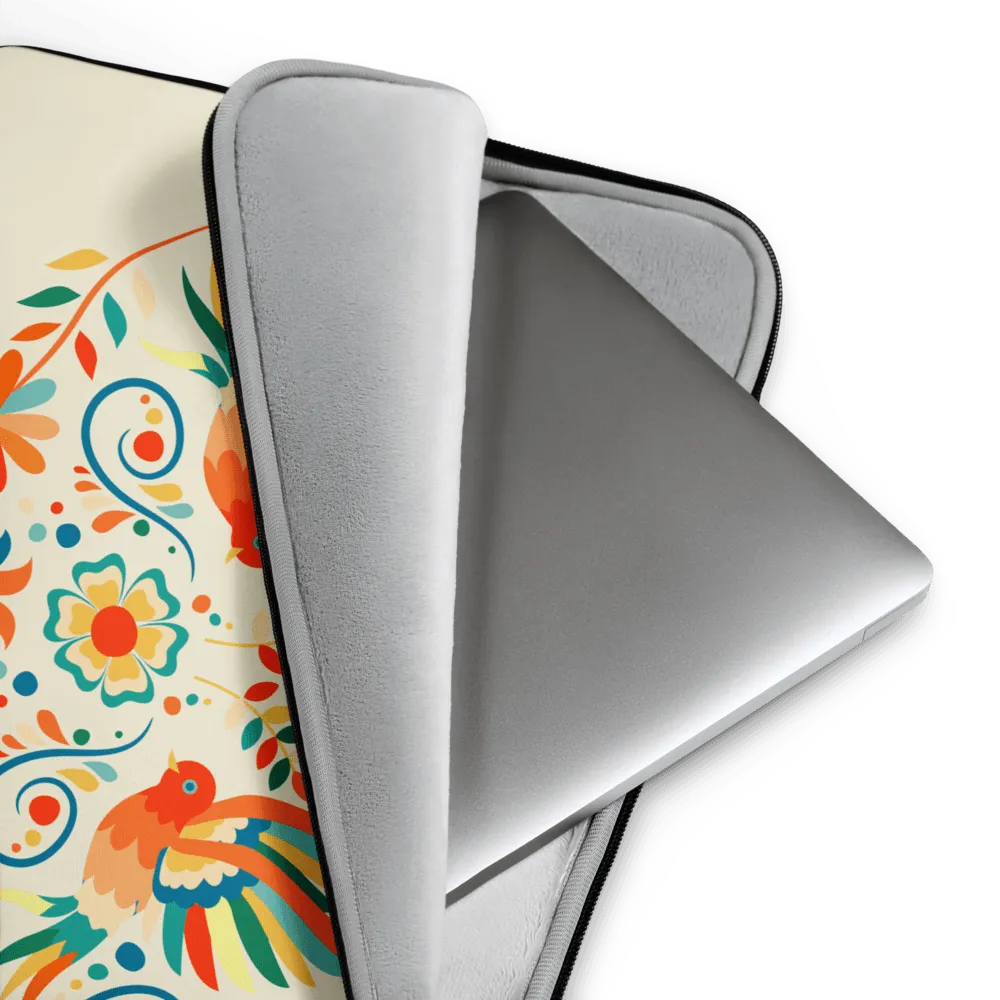 Mexican Otomi Laptop Case - The Global Wanderer