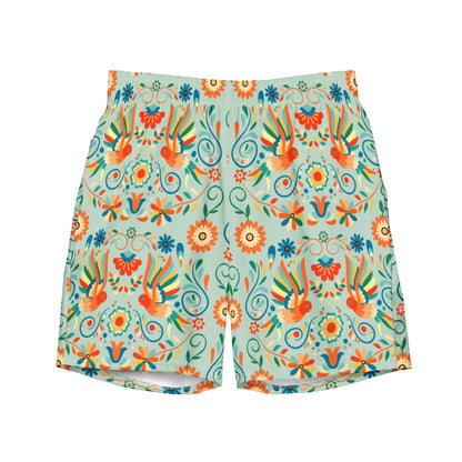 Mexican Otomi Men's Swim Trunks - The Global Wanderer