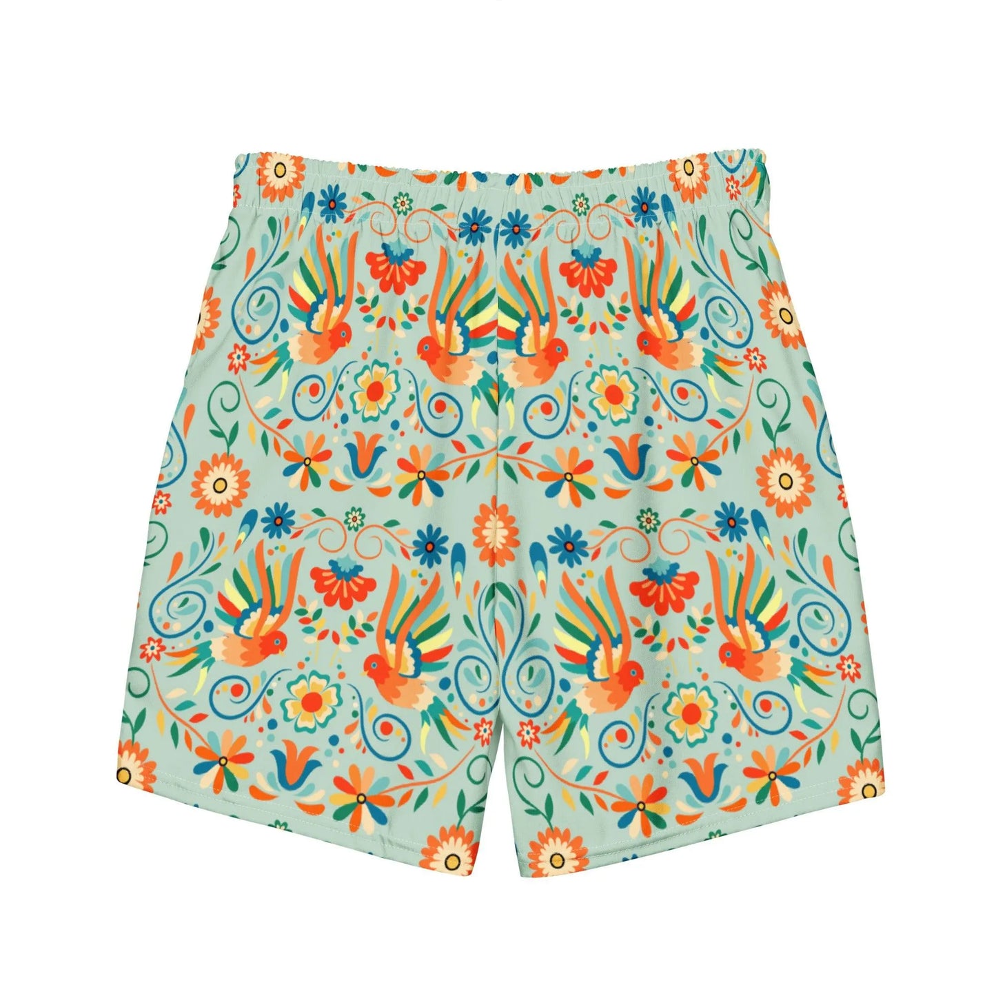 Mexican Otomi Men's Swim Trunks - The Global Wanderer