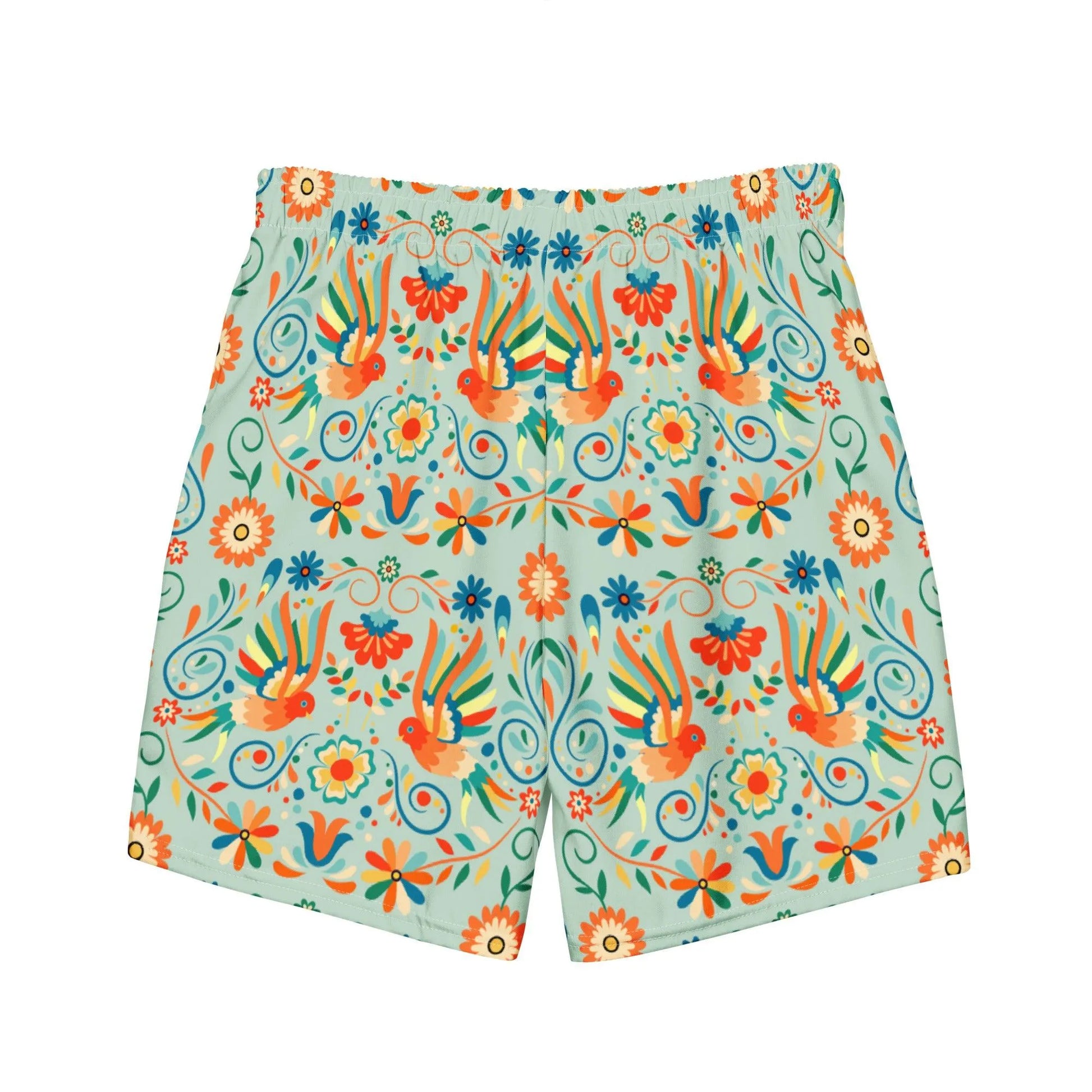 Mexican Otomi Men's Swim Trunks - The Global Wanderer