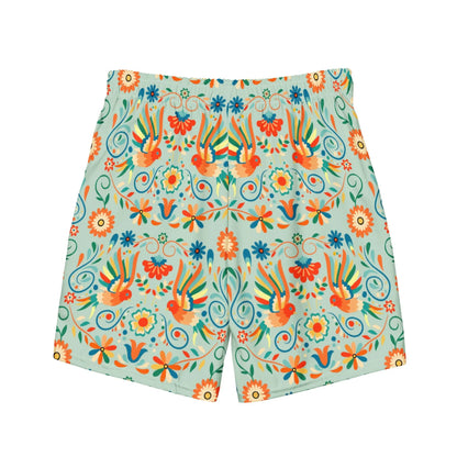 Mexican Otomi Men's Swim Trunks - The Global Wanderer