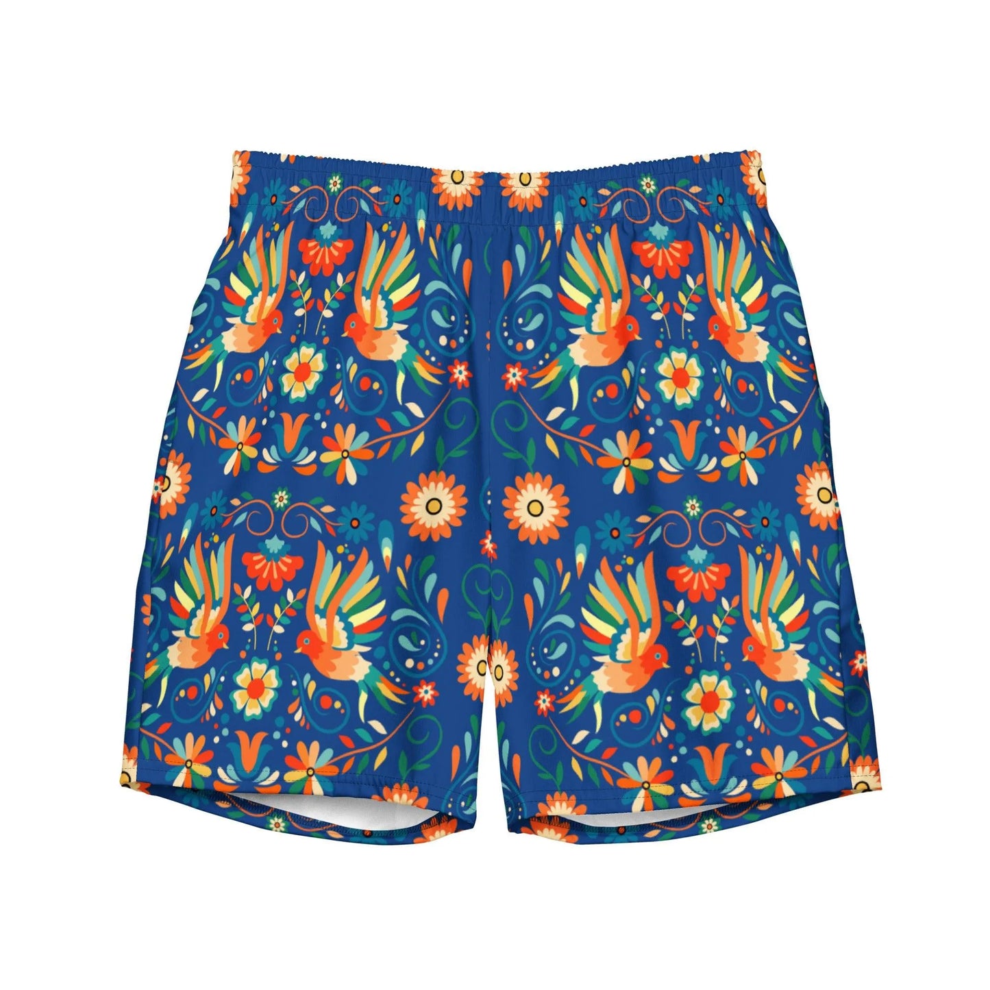 Mexican Otomi Men's Swim Trunks - The Global Wanderer