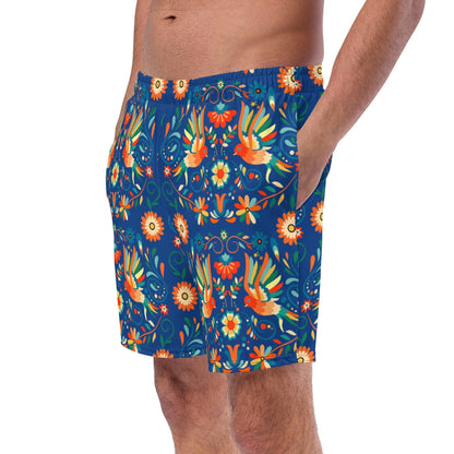 Mexican Otomi Men's Swim Trunks - The Global Wanderer