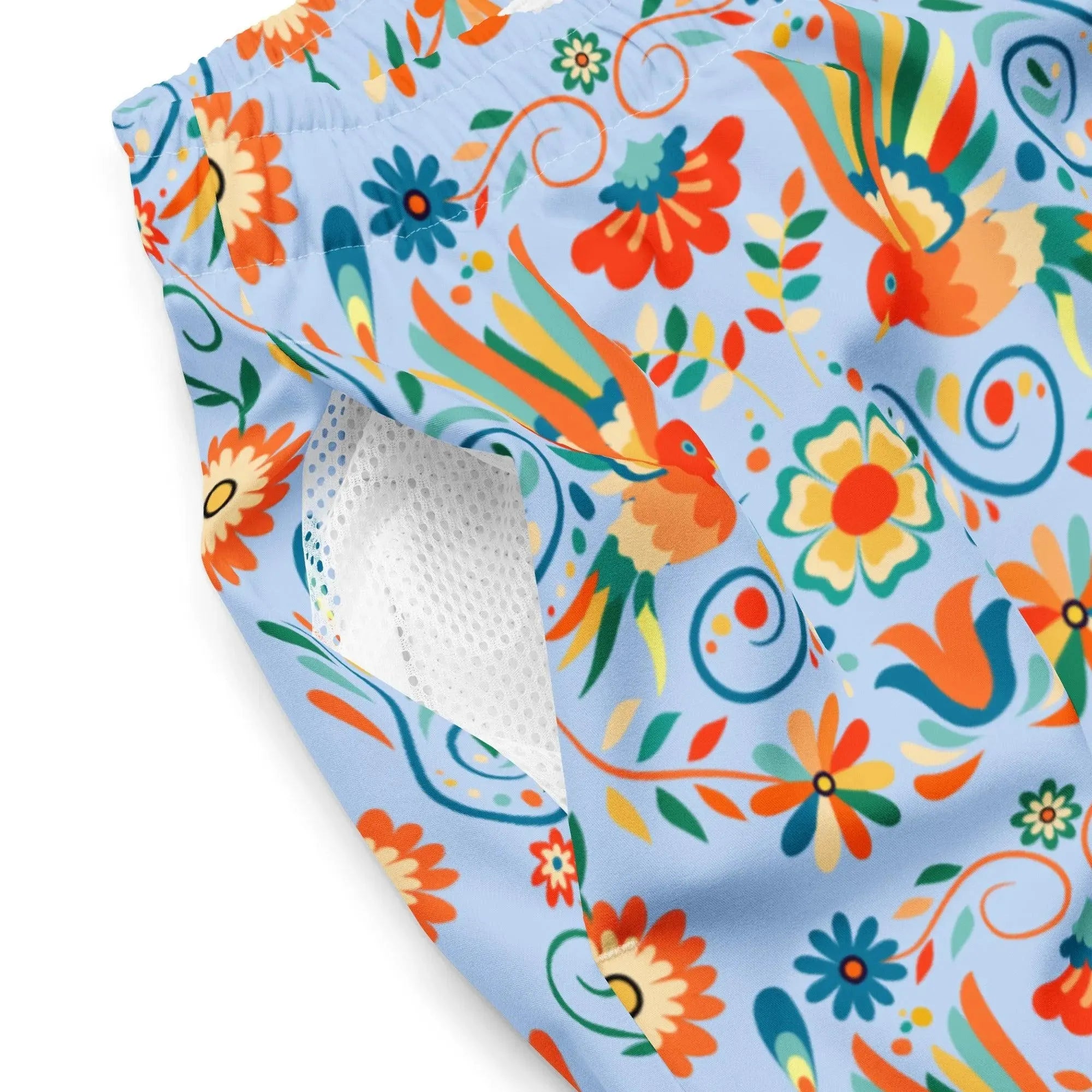 Mexican Otomi Men's Swim Trunks - The Global Wanderer