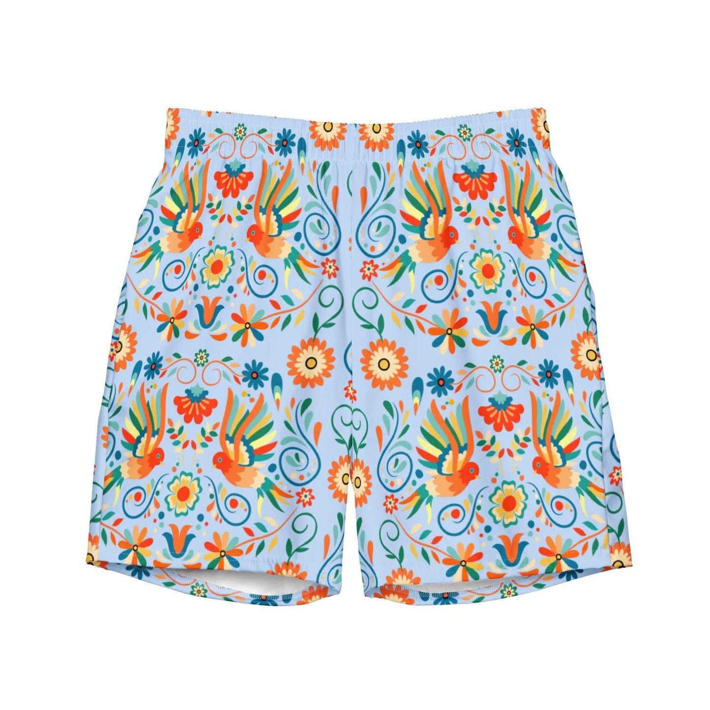 Mexican Otomi Men's Swim Trunks - The Global Wanderer