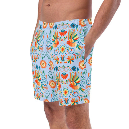 Mexican Otomi Men's Swim Trunks - The Global Wanderer