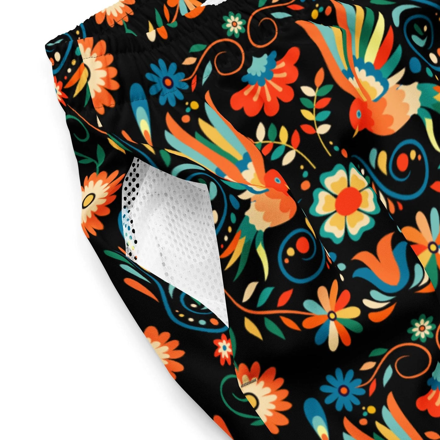 Mexican Otomi Men's Swim Trunks - The Global Wanderer