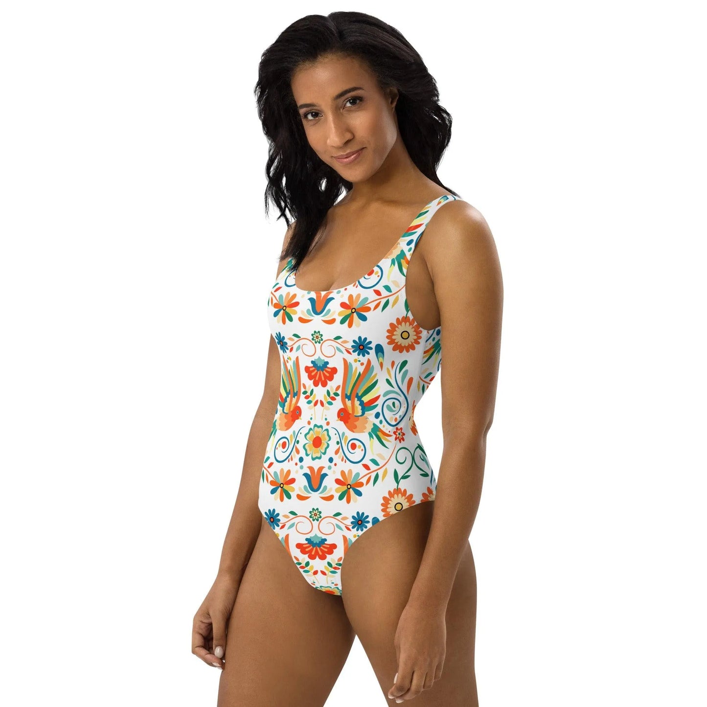 Mexican Otomi One-Piece Swimsuit - The Global Wanderer