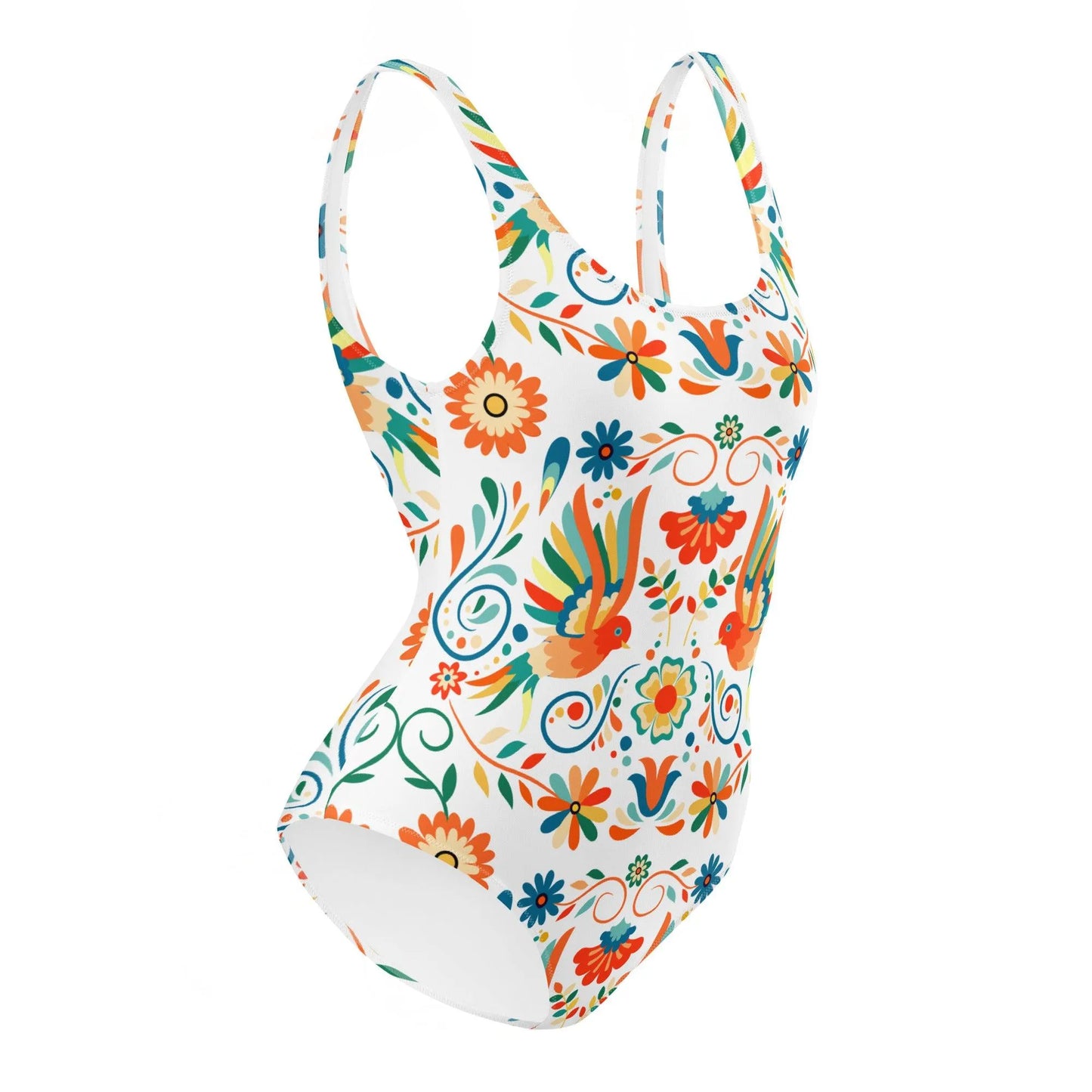 Mexican Otomi One-Piece Swimsuit - The Global Wanderer