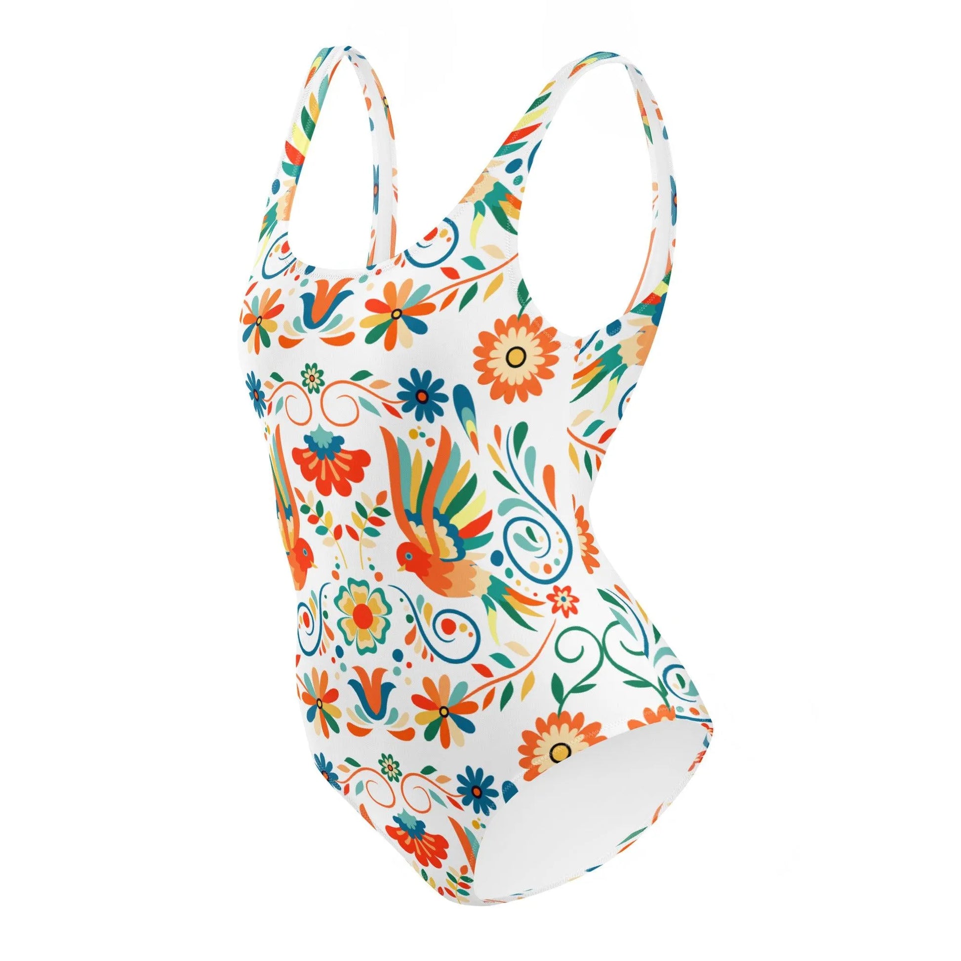 Mexican Otomi One-Piece Swimsuit - The Global Wanderer