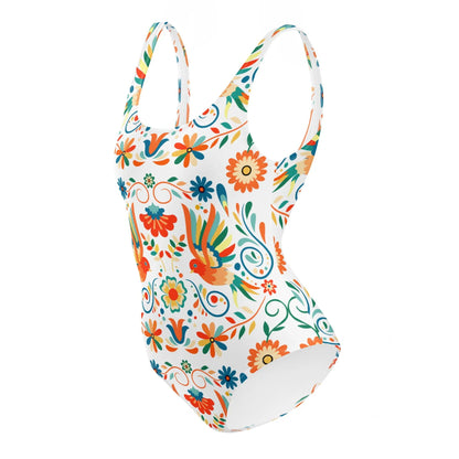 Mexican Otomi One-Piece Swimsuit - The Global Wanderer